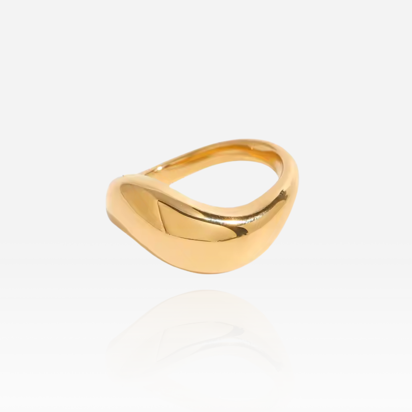 Gold Wave Ring